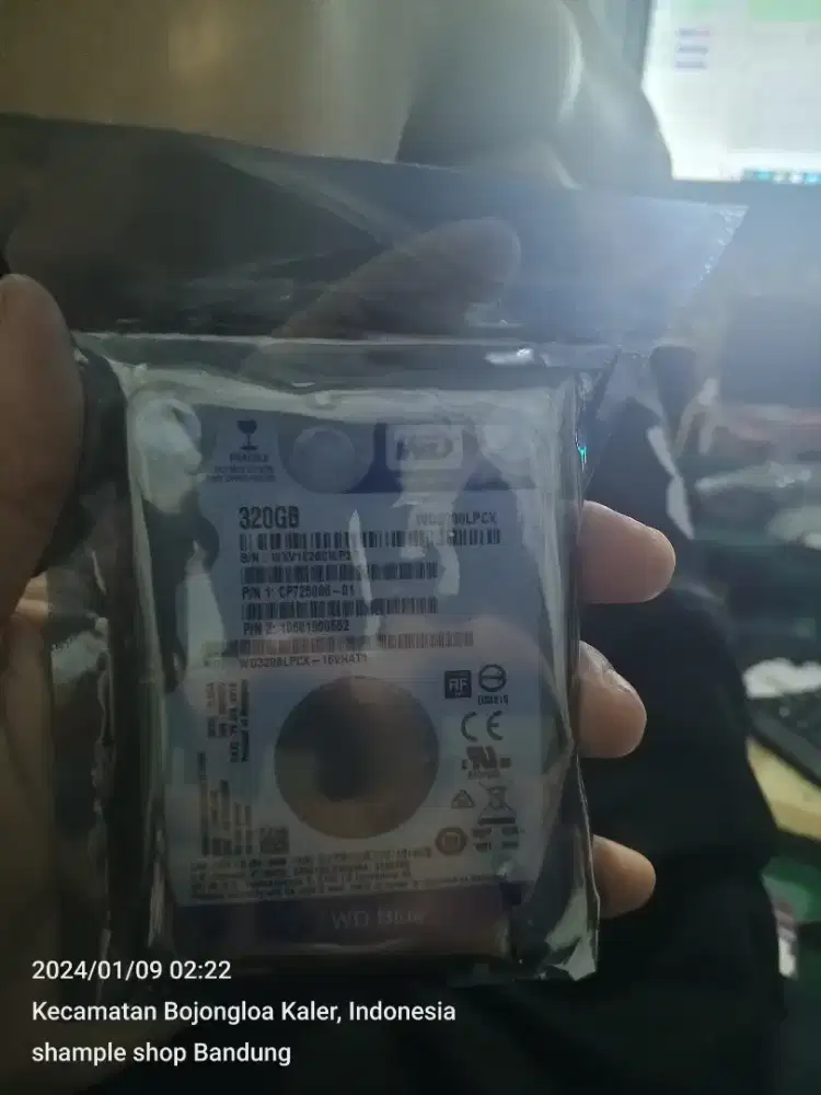 HARDISK 320GB SATA 2,5 INC