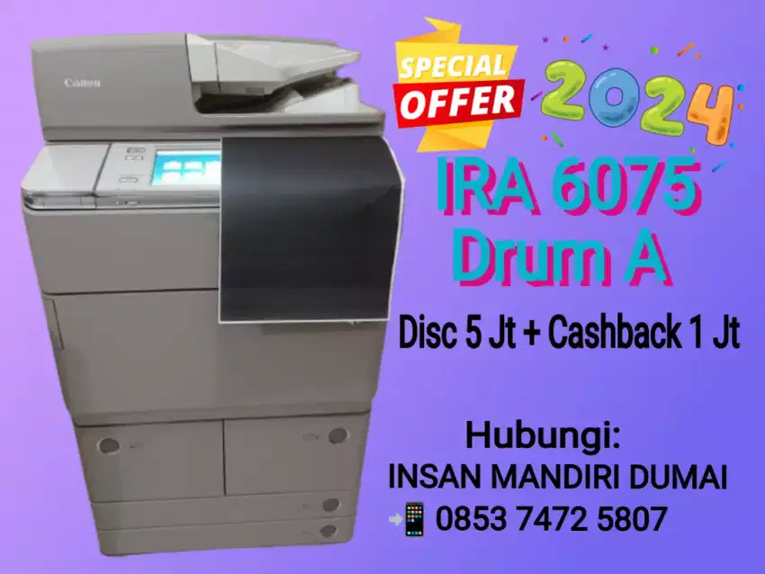 Promo Tahun Baru Mesin Fotocopy Canon IRA 6575 dan IRA 4551i