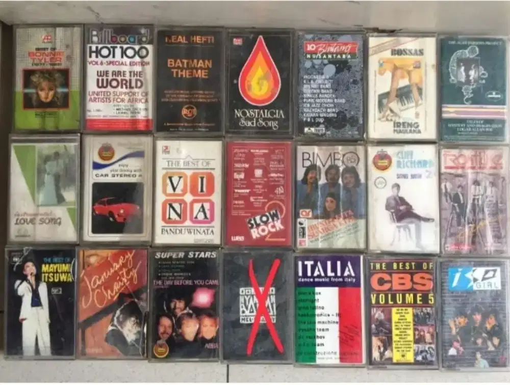 Dijual kaset pita ada 120pcs silahkan