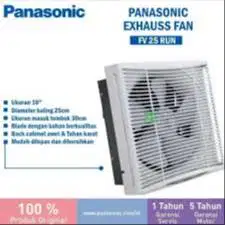 KIPAS ANGIN VENTILASI DINDING/TEMBOK/EXHAUSTFAN PANASONIC FV 25 RUN5