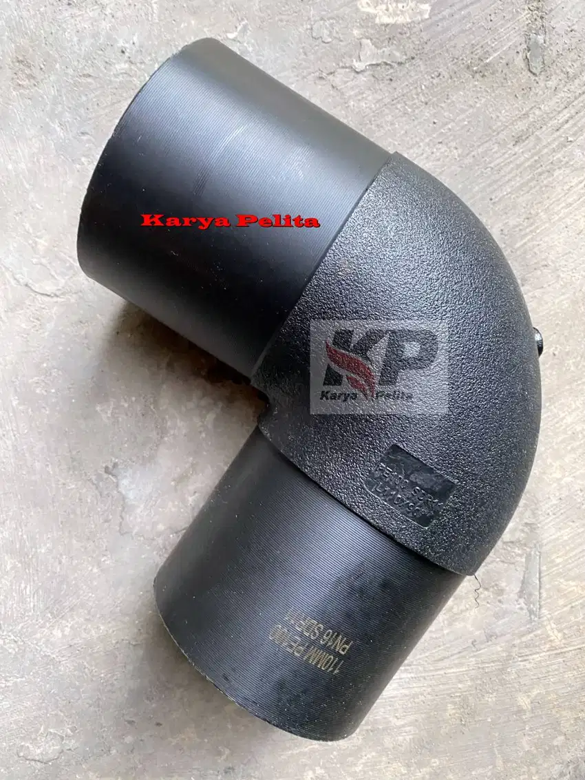 hdpe elbow 90 4 inch (110 mm) butt fusion PE-100