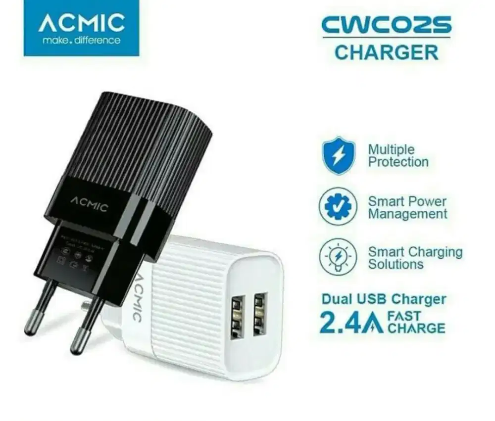 ACMIC CWC02S Putih Gratis Kabel CFC100 Ori