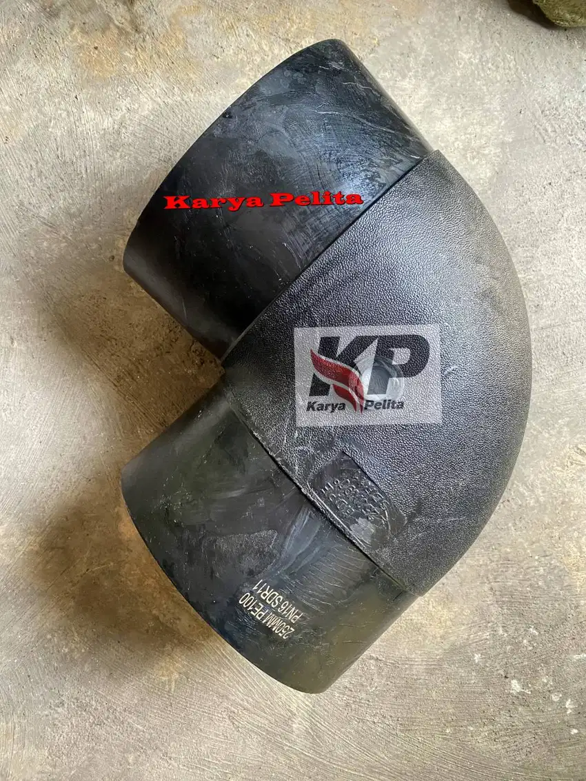 hdpe elbow 90 10 inch (250 mm) pn 16 sdr 11