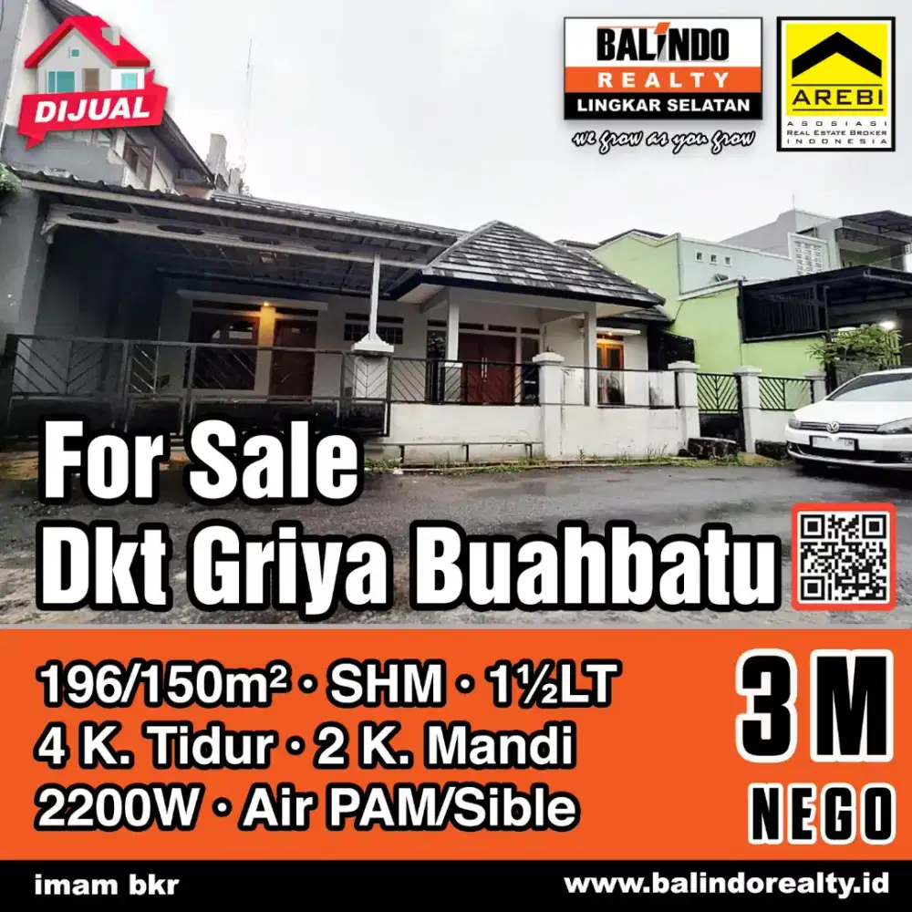 Rumah terawat dekat griya Buah Batu Bandung