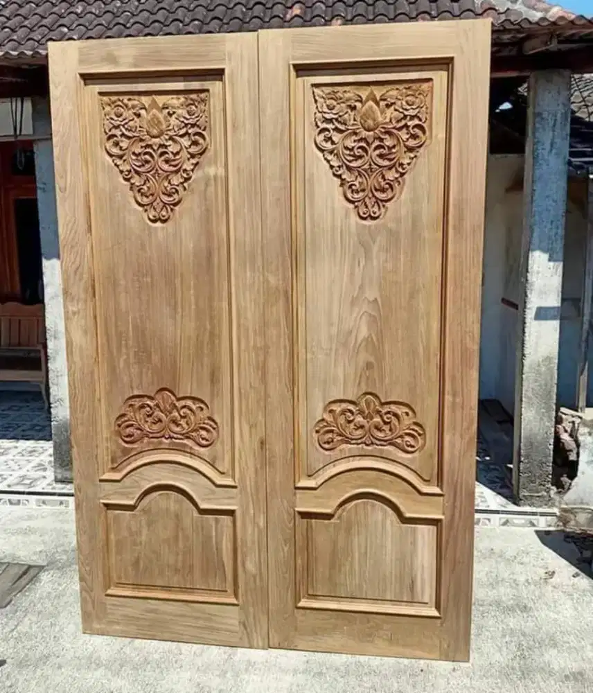 Daun Pintu Minimalis Jati Tua