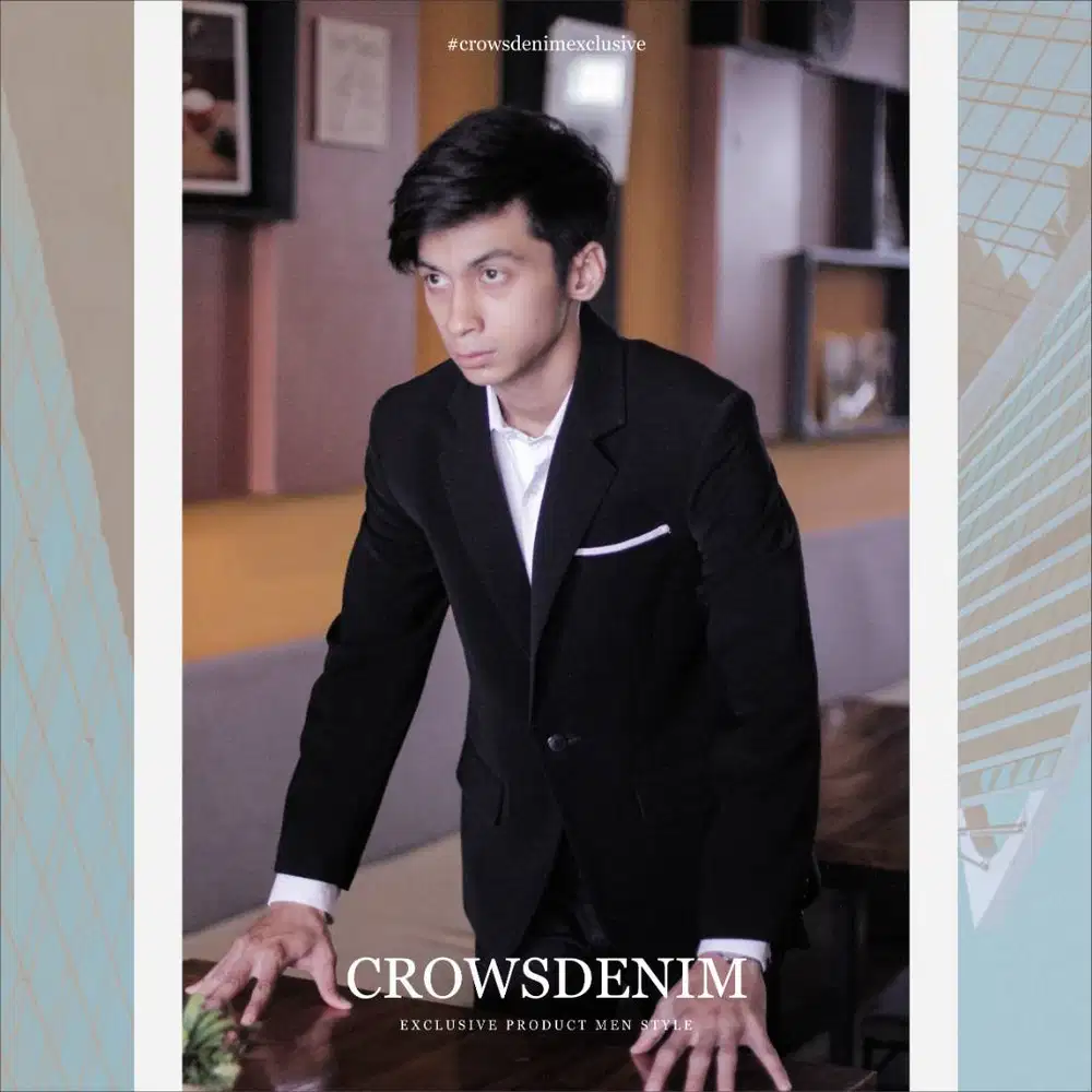 Jas Blazer Casual Formal white List – BK01