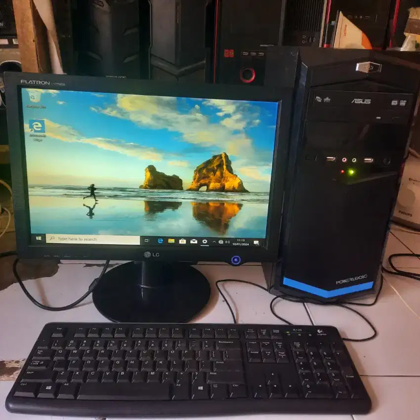 Komputer Core i3+Monitor 17 Normal Garansi