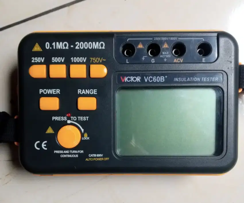 INSULATION TESTER ( MASIH BISA NEGO )