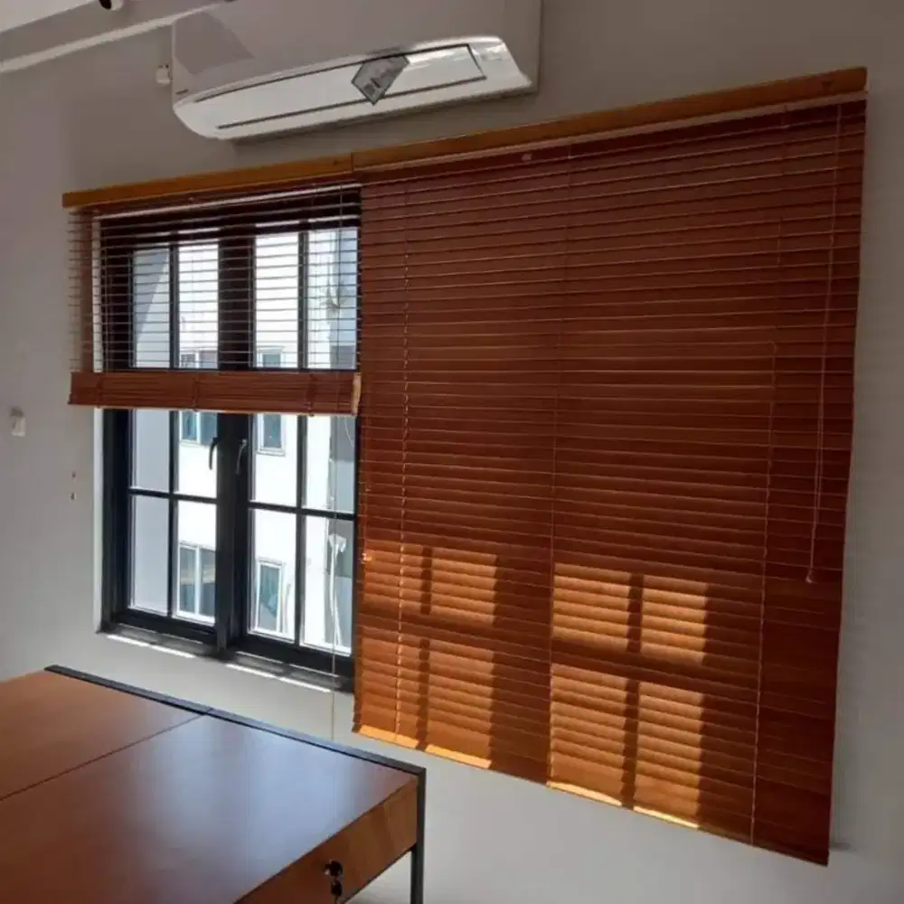 Gorden krey kayu asli wood blind