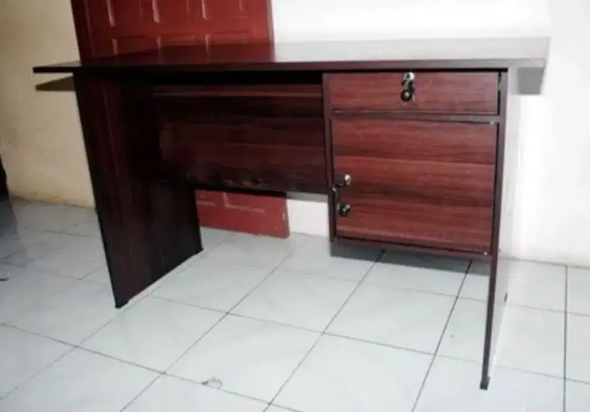 MEJA KANTOR 1/2 BIRO MH 120 WALNUT BROWN