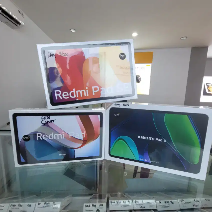 Mipad 6 and Redmi Pad SE ready stock TAM