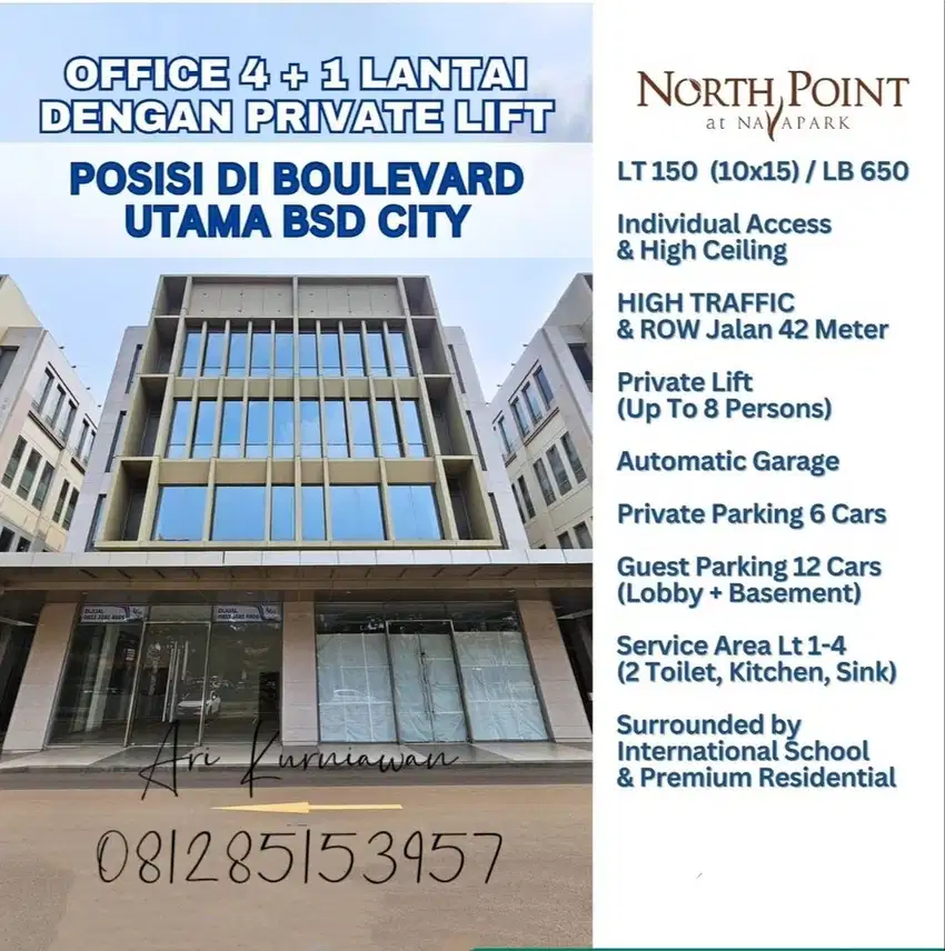 NORTH POINT 2 BUSINESS loft super eksclusif at bsd city LIMITED UNIT!!