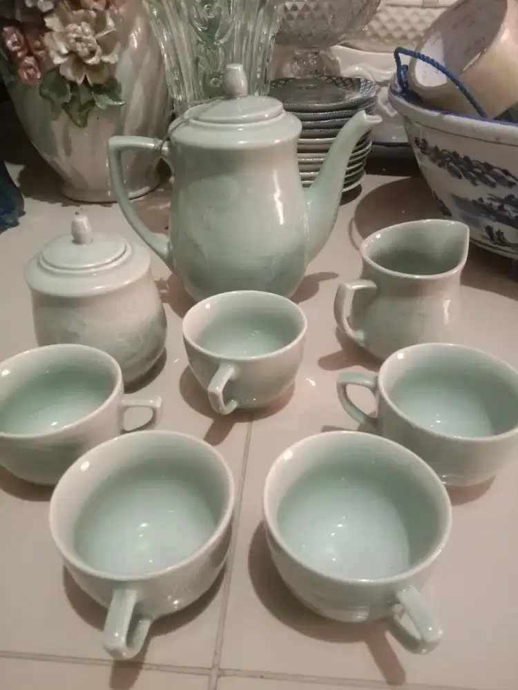 Teaset saladon antik