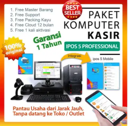 Paket Kasir Online via hp pantau usaha jarak jauh