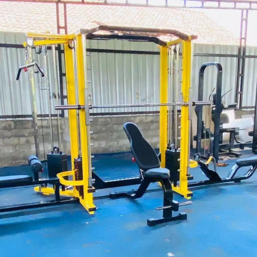 ALAT GYM / FITNES KOMERSIAL SMITH MACHINE CABLE CROSSOVER MULTY GYM