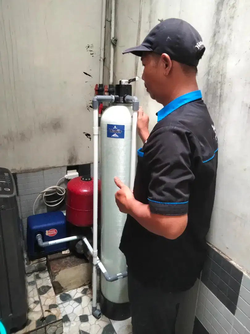 Filter untuk penyaringan air keruh kuning bau zat besi kapur dll
