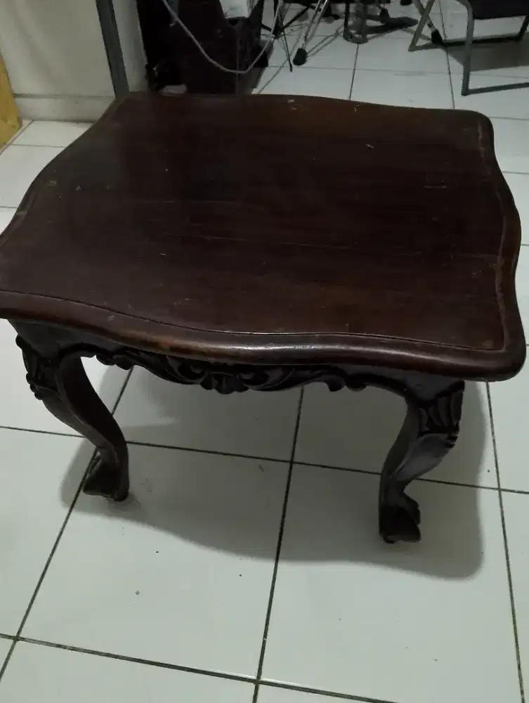 Meja kotak jati vintage