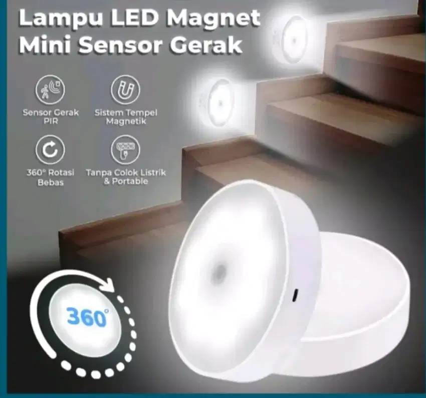 Lampu Sensor Gerak LED Lampu Serbaguna Night Light