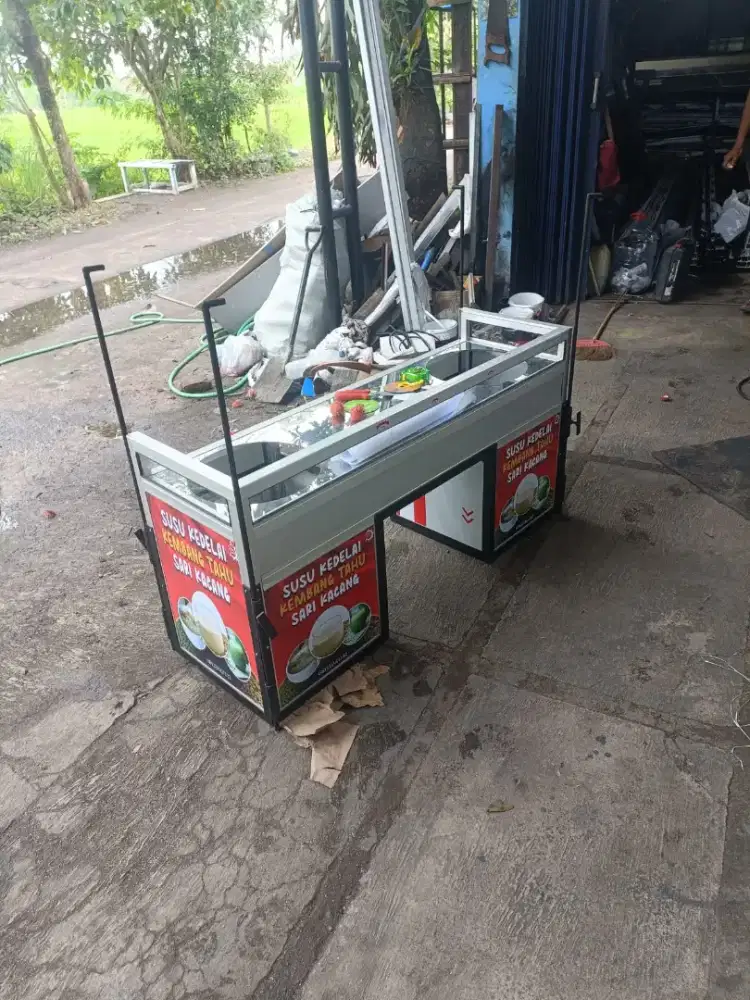 Gerobak motor custom gerobak dorong baru