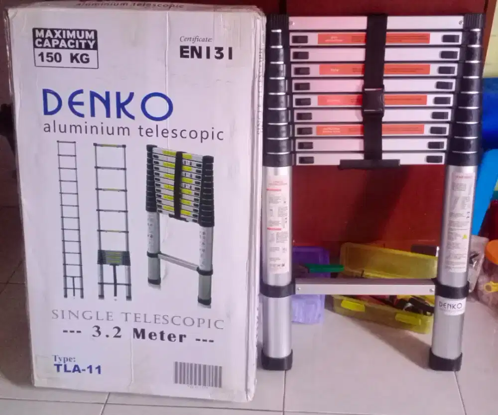 Tangga Teleskopik Single ukuran 3,2mtr