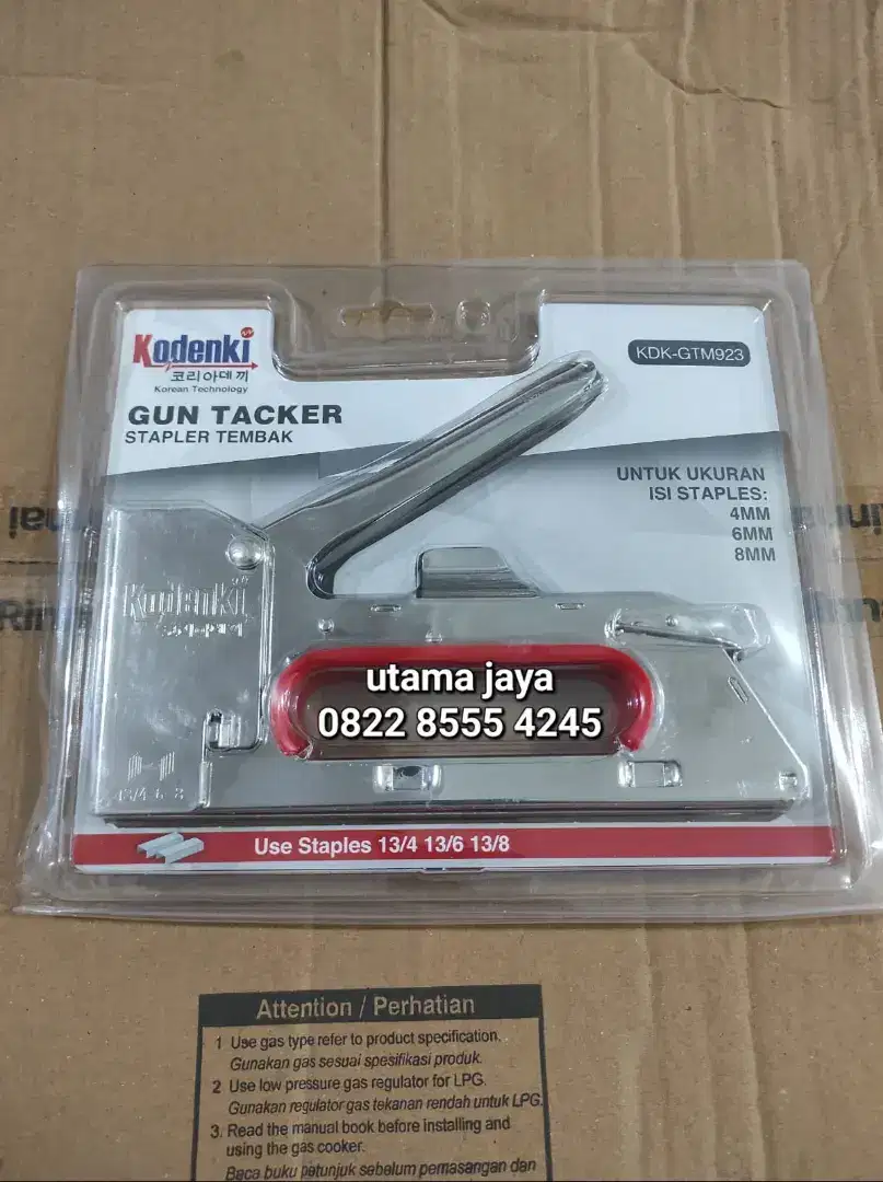 Gun tacker/hekter tembak merk KODENKI 13/4-6-8