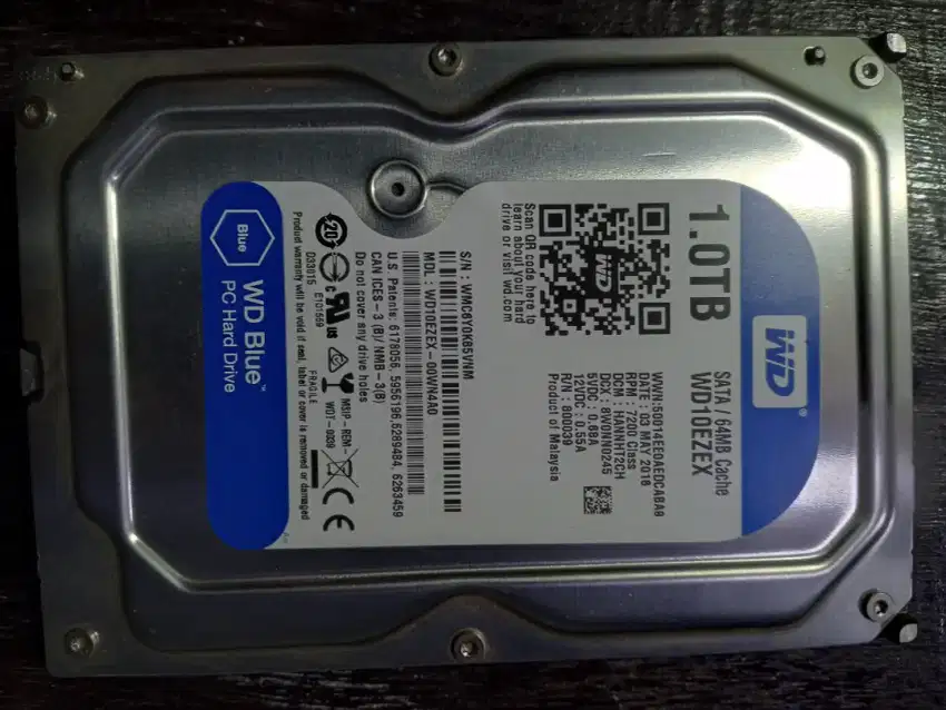 Wd Blue 1Tb 7200Rpm