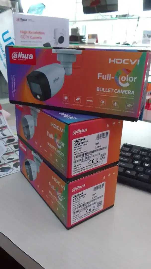 Paket cctv Dahua 2mp 4 kamera Full color