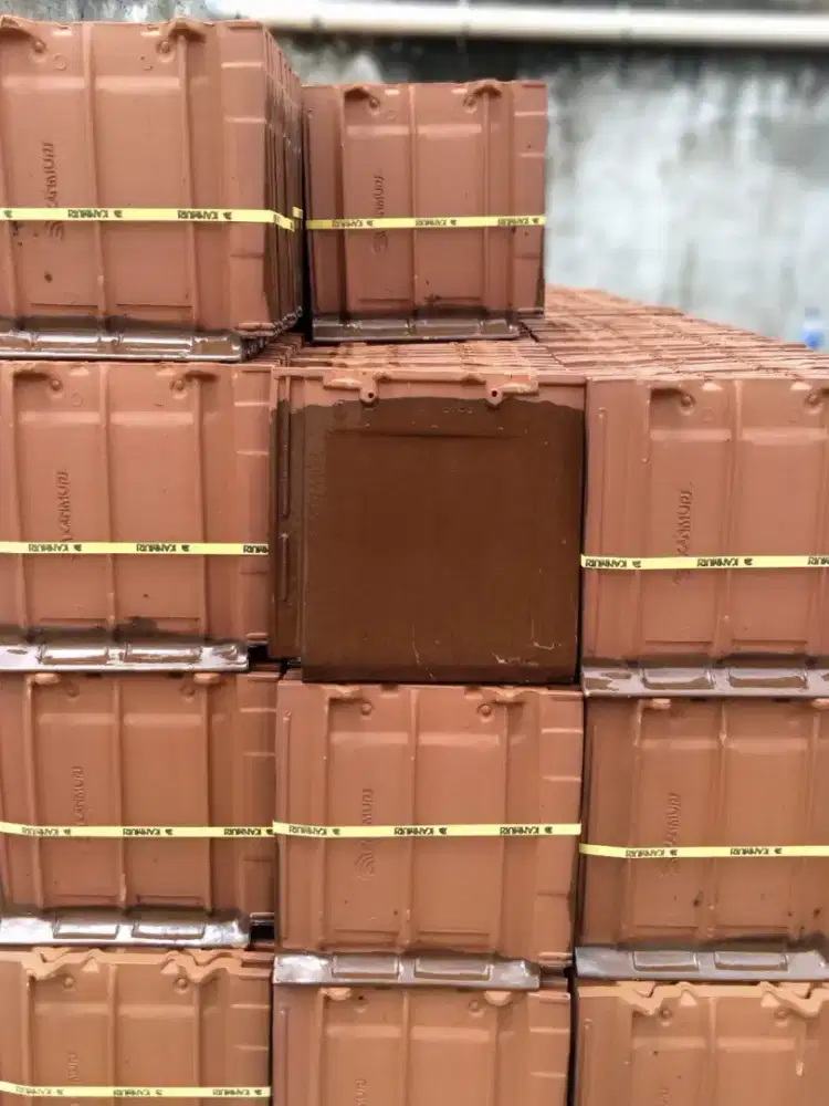 Genteng flat kanmuri warna natural