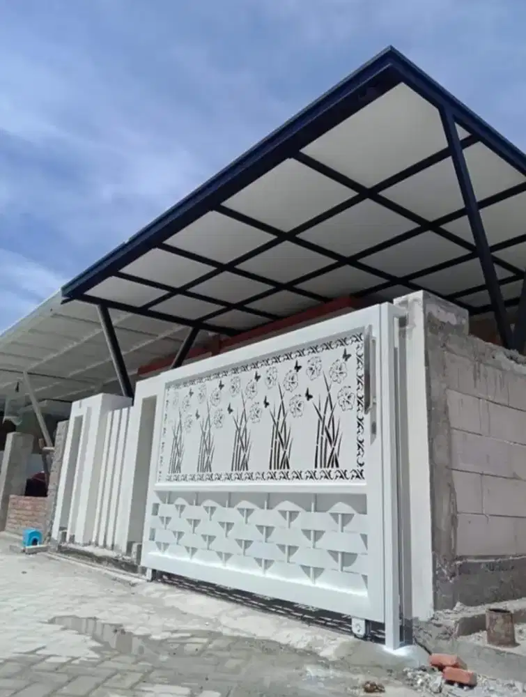 Kanopi minimalis modern