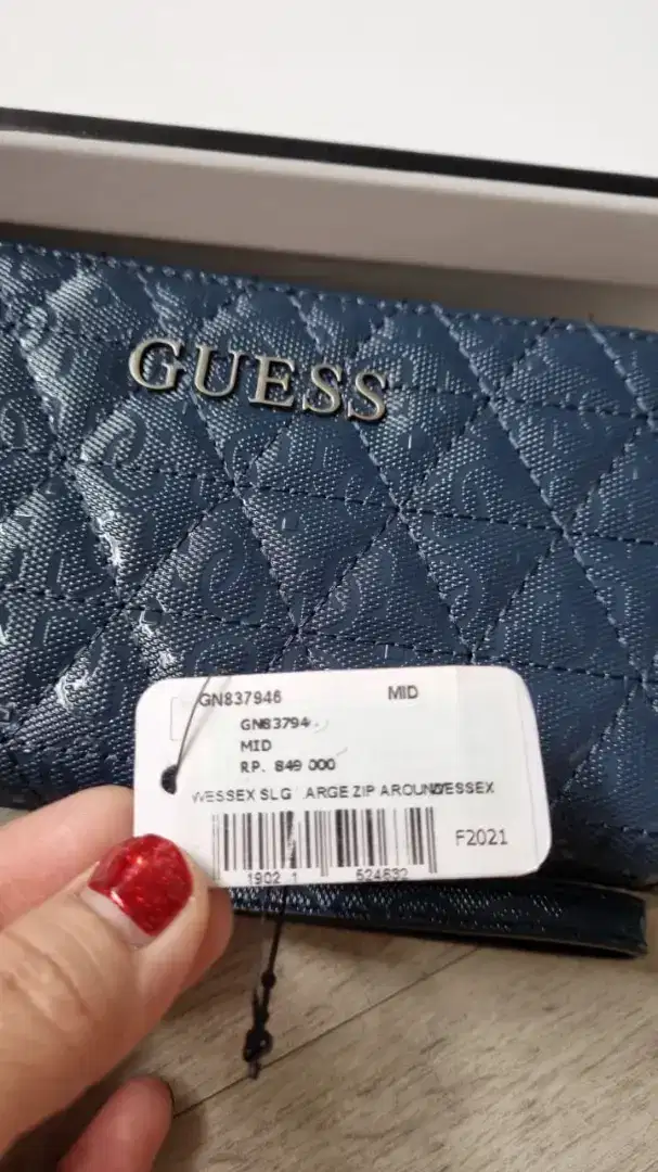 Dompet Guess Ori biru
