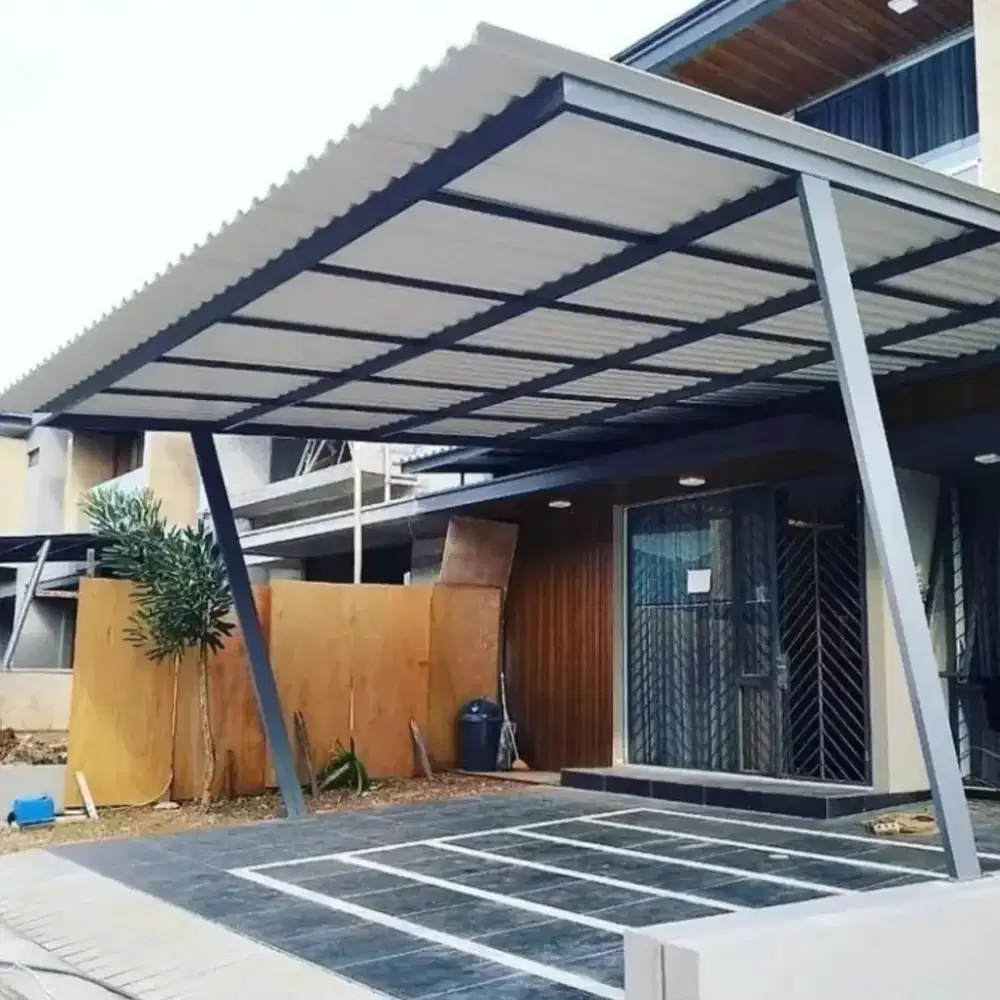 Kanopi bahan besi holo galpanis