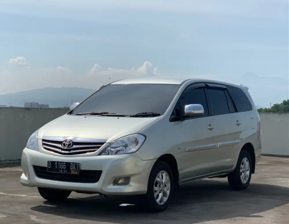 Toyota Kijang Innova G Manual Bensin Mt Silver Genap Cash M T