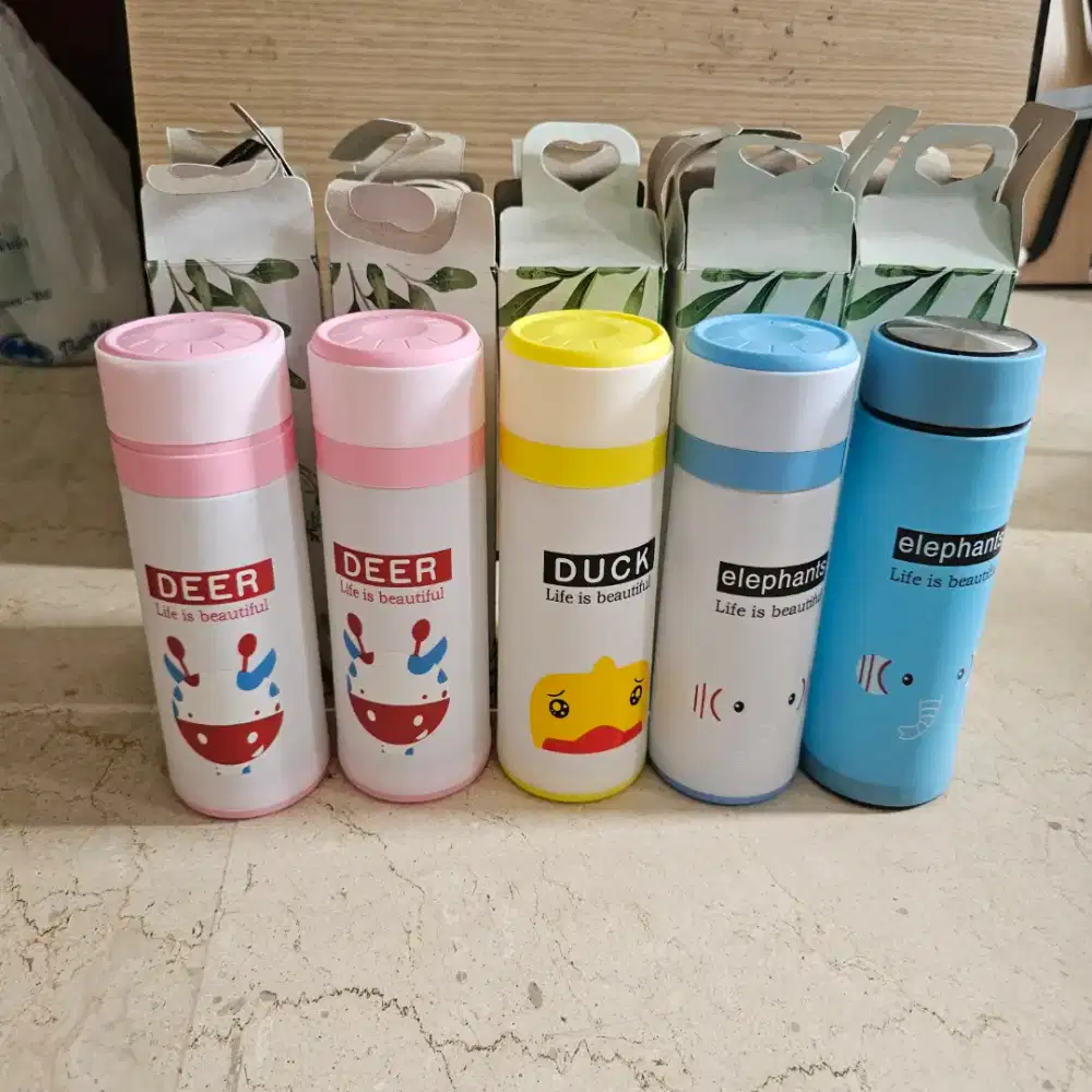 Botol minuman kaca Animal 380 ml