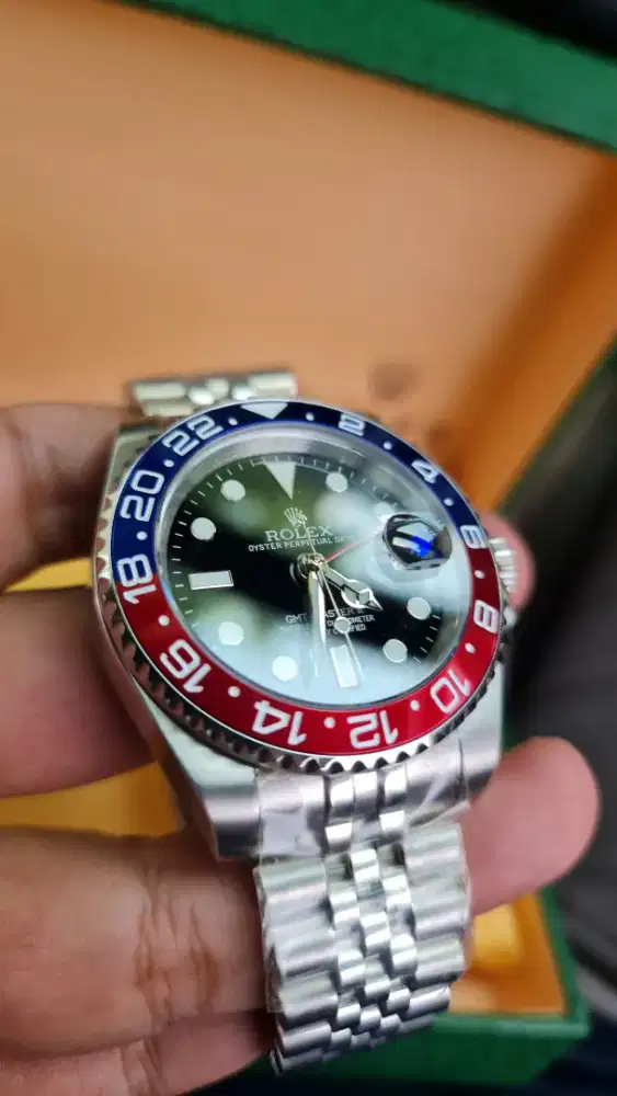 Bu Rolex Gmt Master Ii Pepsi Jam Tangan