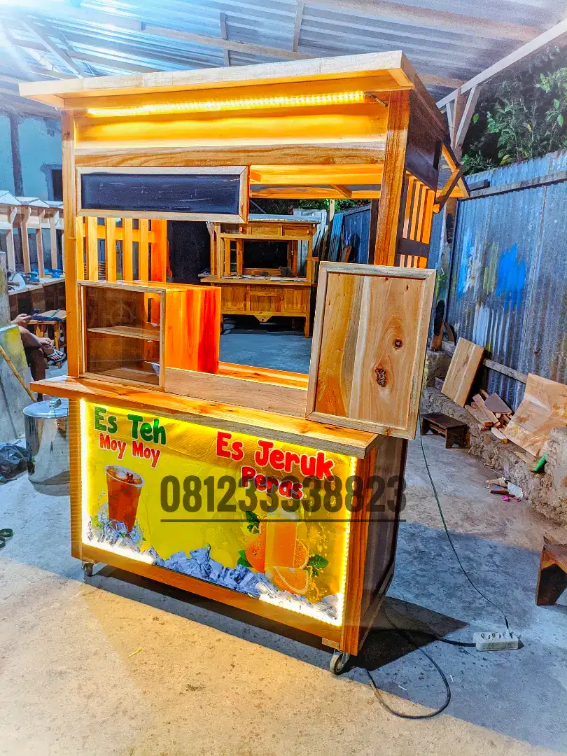 GEROBAK CUSTOM GEROBAK BOOTH GEROBAK SATE TAICHAN GEROBAK BAKSO