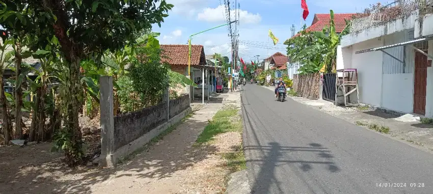 Dikontrakan tanah pekarangan