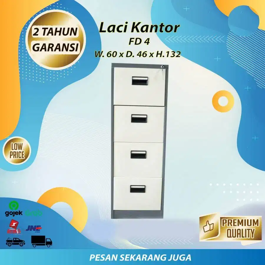Lemari arsip besi, Filing Laci arsip, Filling cabinet, Loker besi