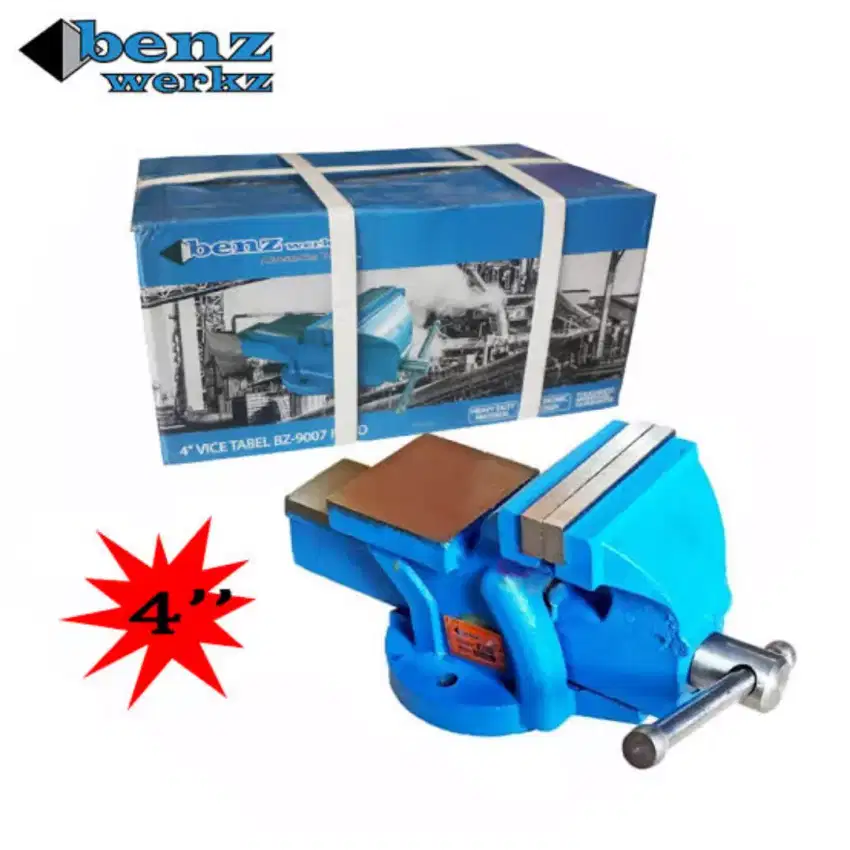Ragum Catok Paron Klem 3 4 5 6 Inch Bor Duduk Silang Cross Meja BENZ
