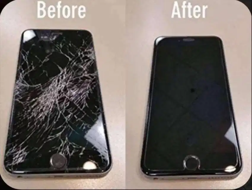 Repair Glass LCD/Ganti Kaca IPHONE baru DIJAMIN BERHASIL