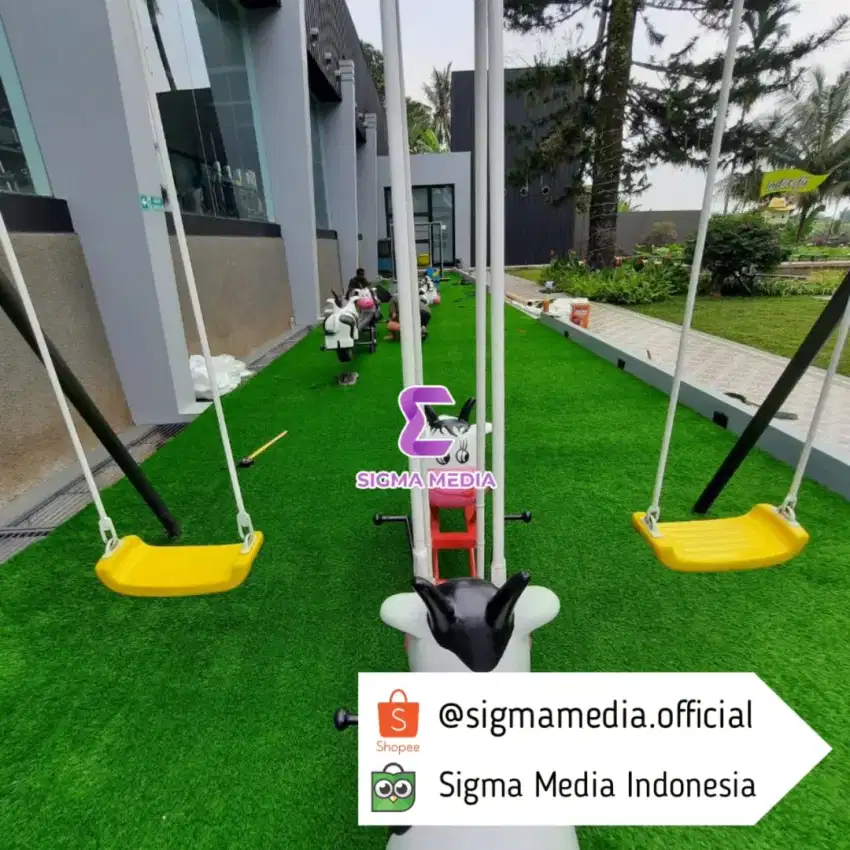 Rumput sintetis playground outdoor