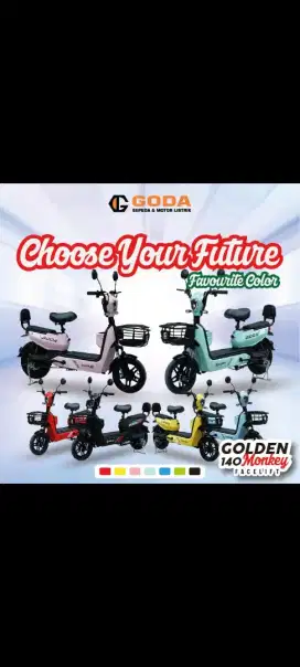 Sepeda Listrik Goda 140 Face Lift