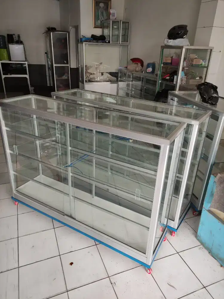 Etalase warung 1,5 meter  siap kirim