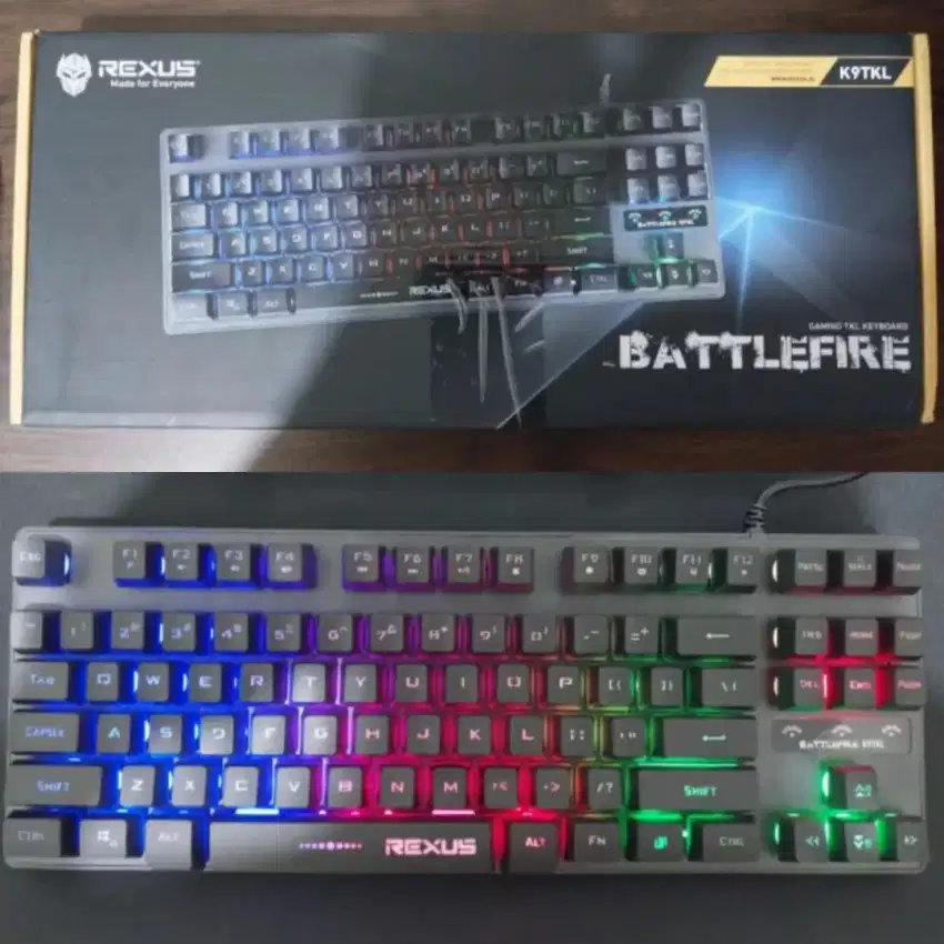 Keyboard gaming Rexus Battlefire K9TKL BNIB