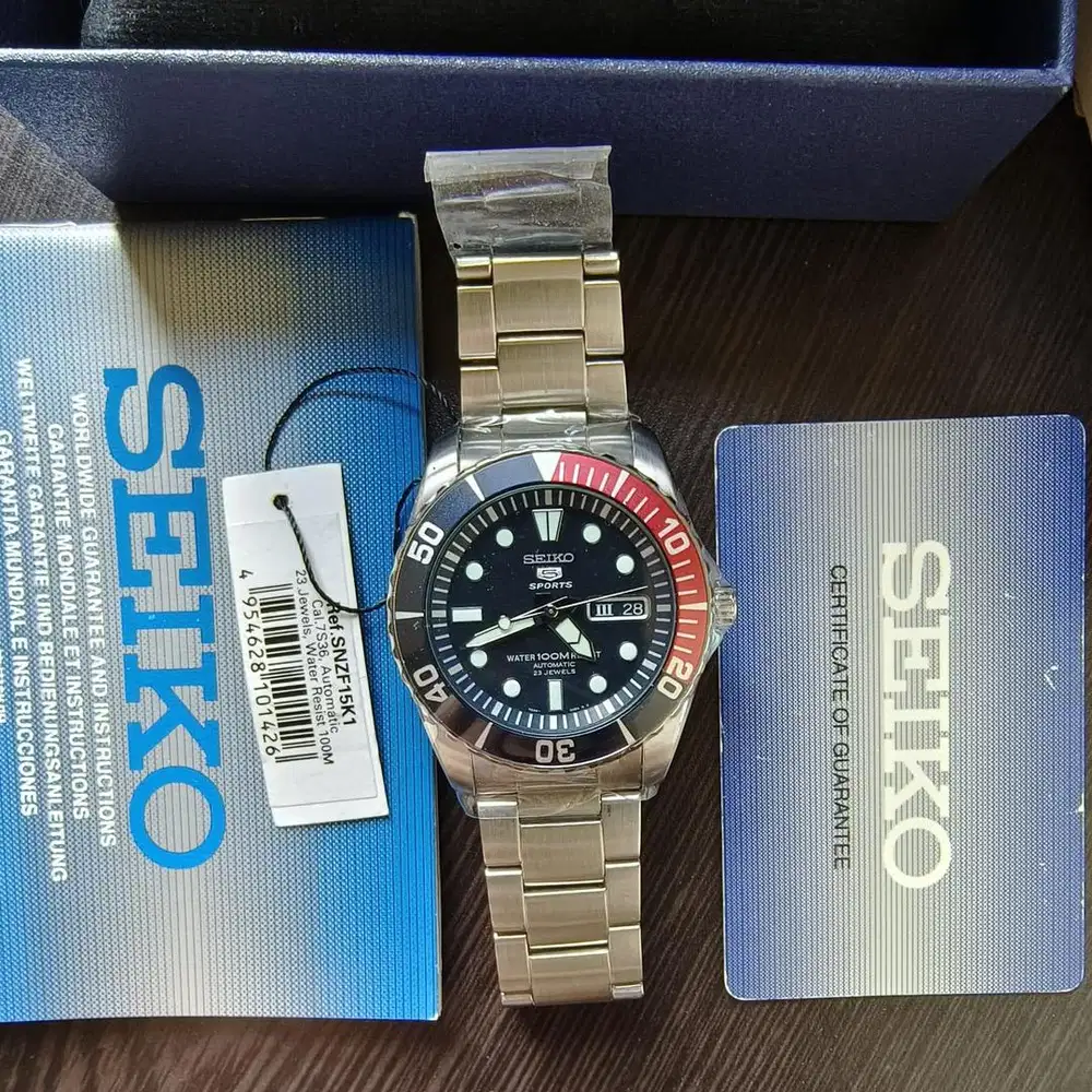 Jam tangan seiko hotsell 5 sport 23 jewels