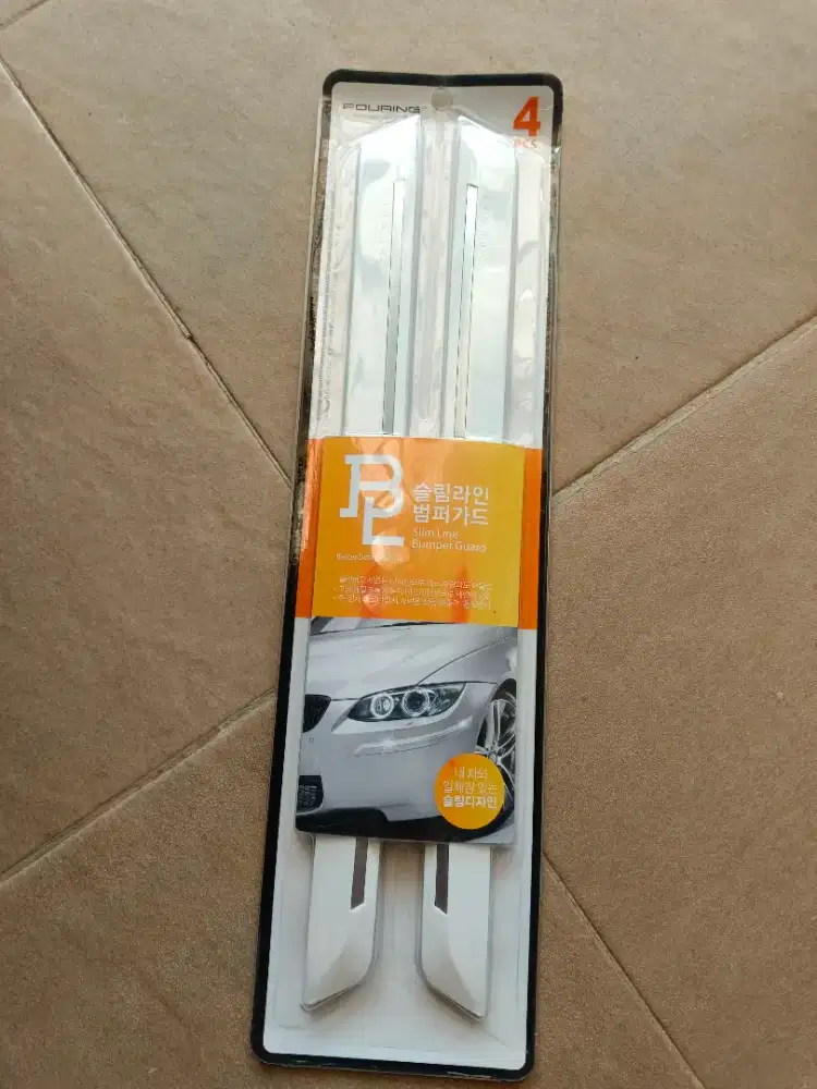 pelindung bumper mobil 4 pcs putih