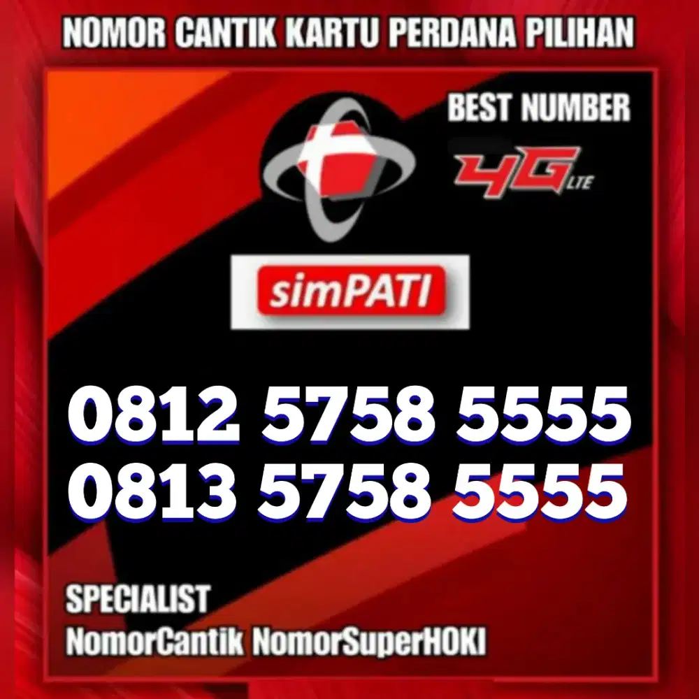 Simpati Cantik 5758 5555