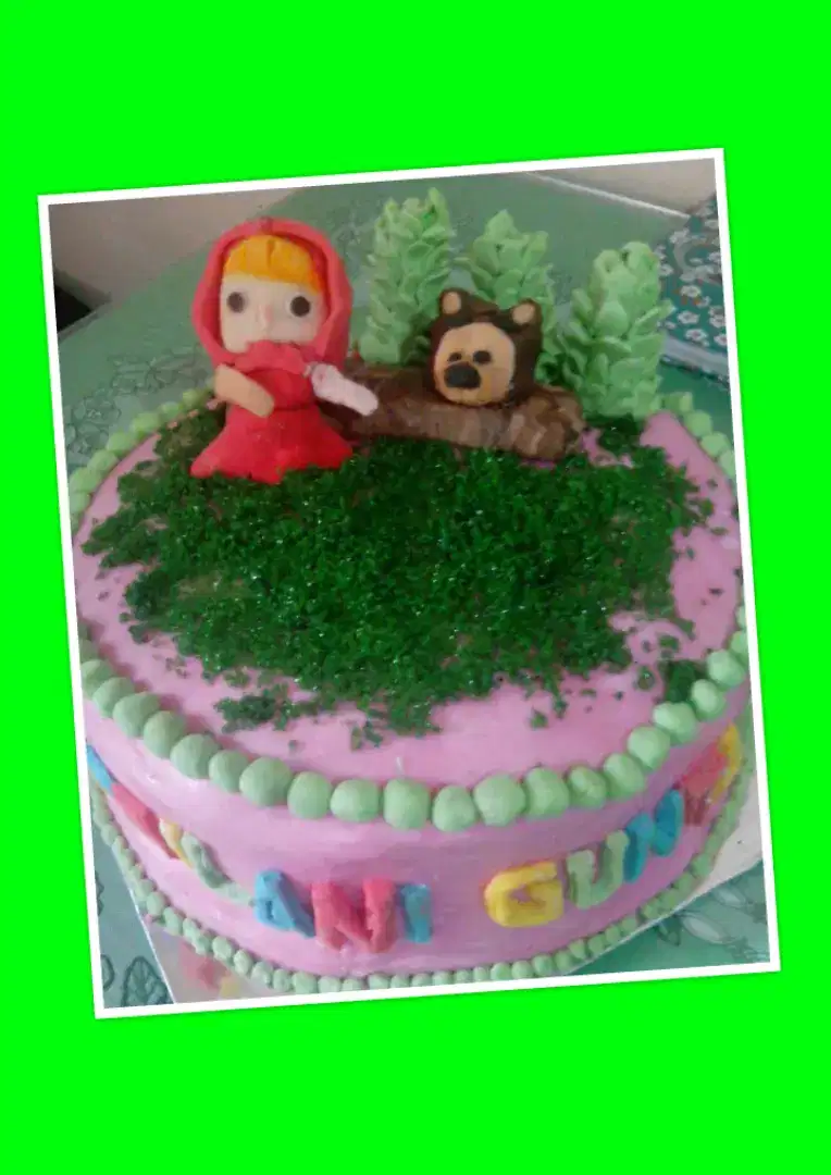 Kue ultah foundant