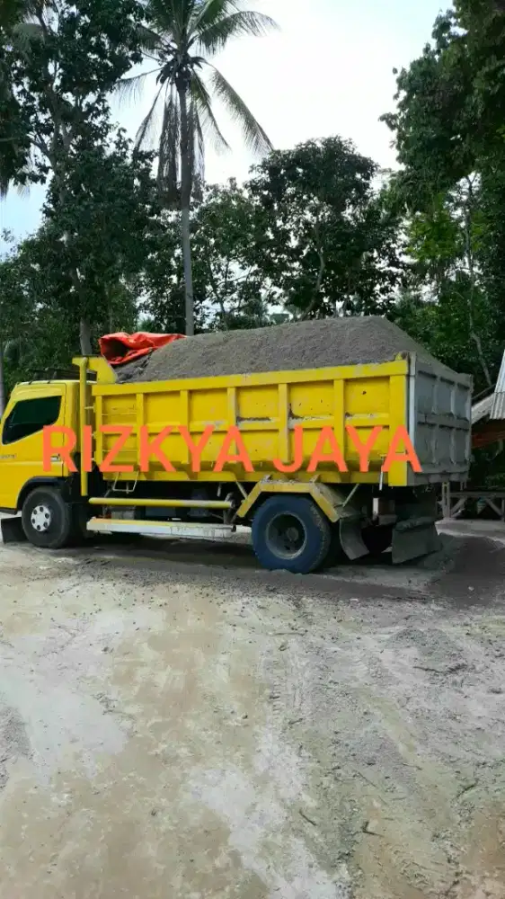 Jual pasir isi 7 m³ full padat. Free ongkir