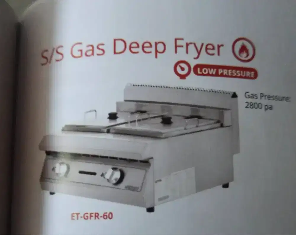 Kompor Gas Deep Fryer ET-GFR-60 Penggorengan  