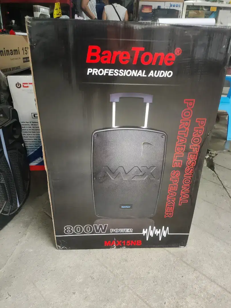 BARETONE MAX 15 NB PREMIUM PORTABLE SPEAKER